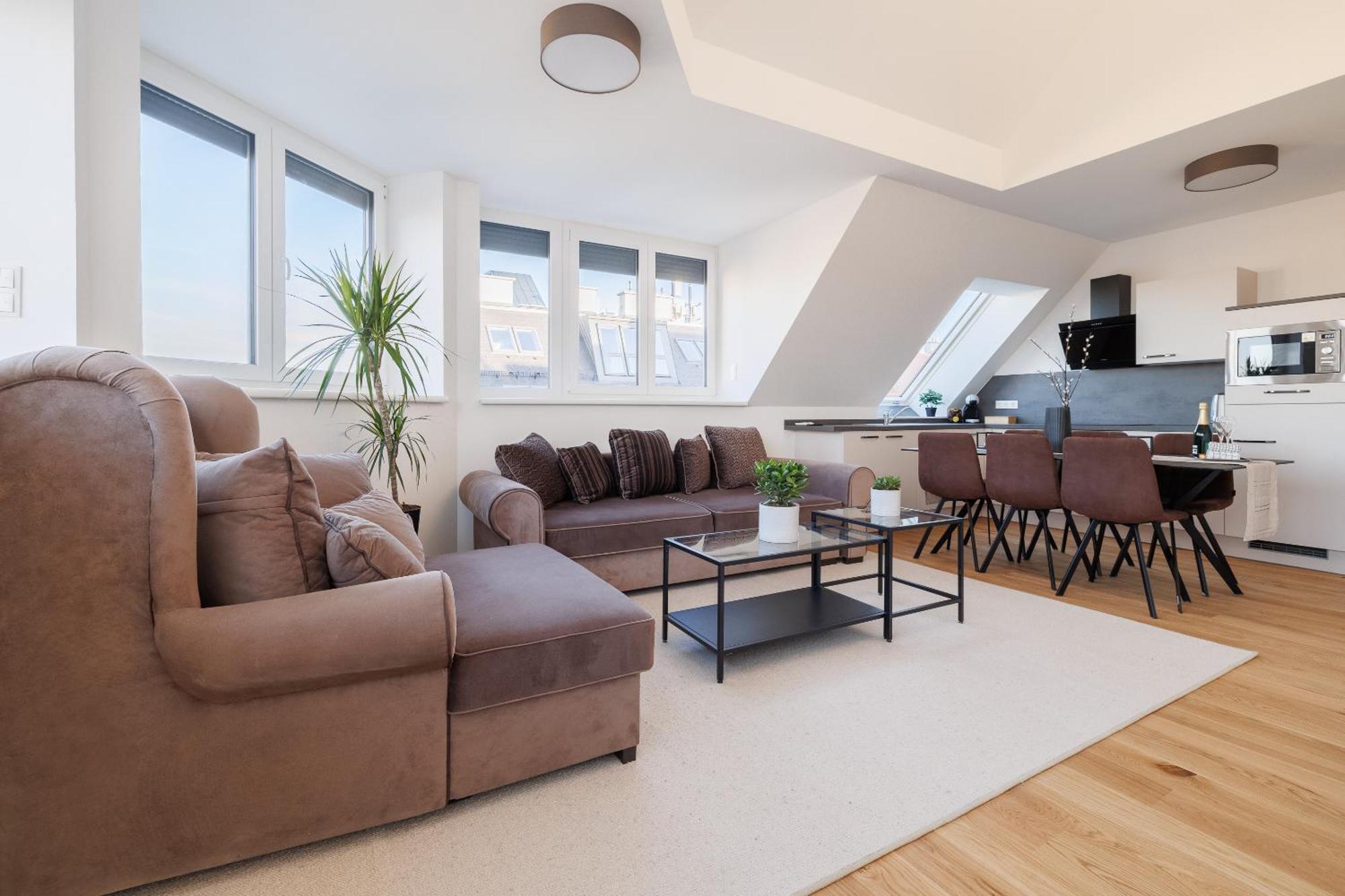 Symphony Apartments 40 - Modern Loft With Terrace And Grill In Central Location Wien Eksteriør bilde