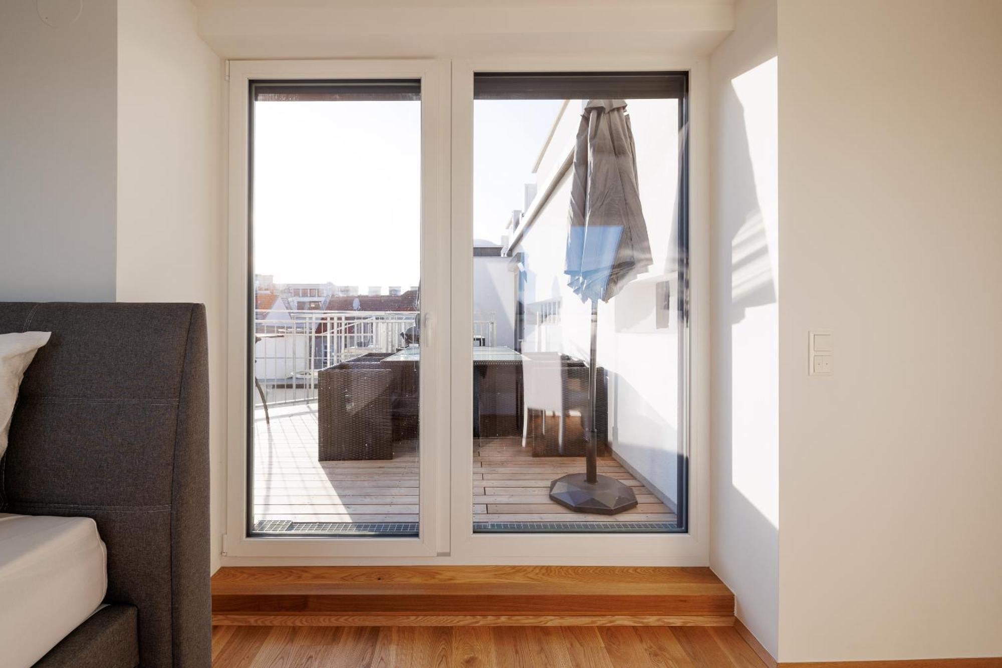Symphony Apartments 40 - Modern Loft With Terrace And Grill In Central Location Wien Eksteriør bilde