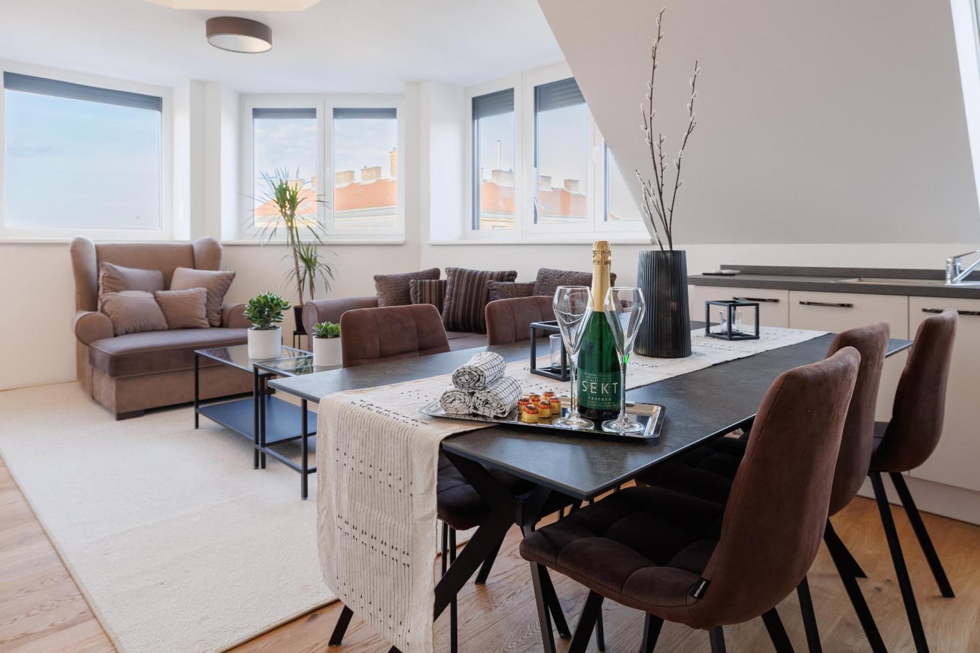 Symphony Apartments 40 - Modern Loft With Terrace And Grill In Central Location Wien Eksteriør bilde